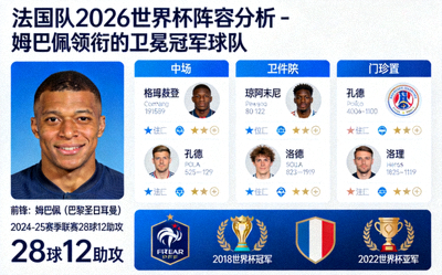 法国队2026世界杯阵容分析 - 姆巴佩领衔的卫冕冠军球队